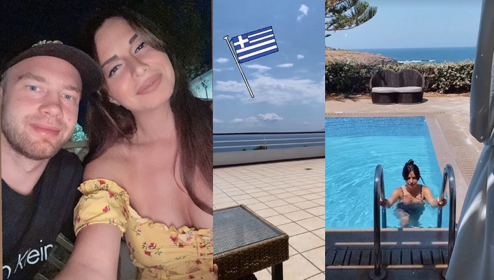 Išvyskite: L. Lekavičiaus ir seksualiosios graikės Melinos atostogų akimirkos Graikijoje (FOTO)